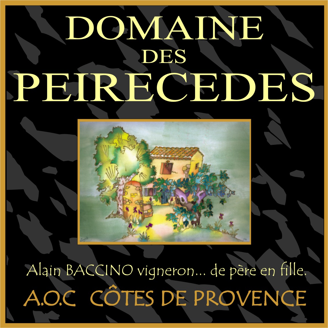 Le DOMAINE des PEIRECEDES  Alain Baccino, vigneron indépendant, vous propose de découvrir ses vins AOC Côtes de Provence - sa boutique - ses partenaires - les arts et le tourisme au domaine ...